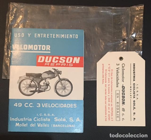 Coches y Motocicletas: manual de uso y entretenimiento velomotor ducson repris 49 c.c. 3 velocidades