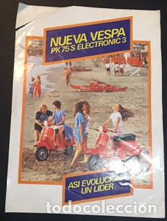 Coches y Motocicletas: Folleto catalogo publicidad original vespa pk 75 s electronic 3