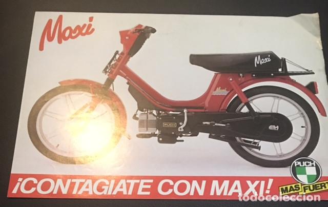Cars and Motorcycles: Folleto catalogo publicidad original puch maxi de 1984