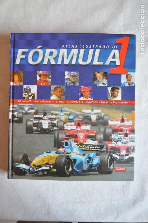 Coches y motocicletas: &Aacute;tlas ilustrado de F&oacute;rmula 1. Ed. Susaeta. romanjuguetesymas.
