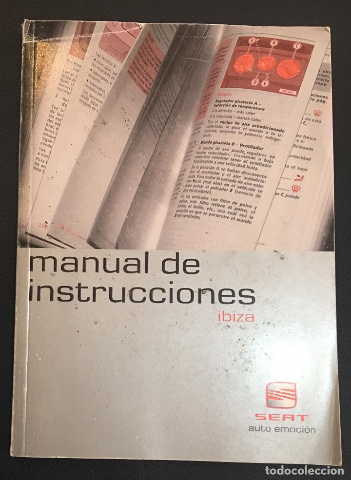 Coches y Motocicletas: manual de instrucciones seat ibiza del 2003