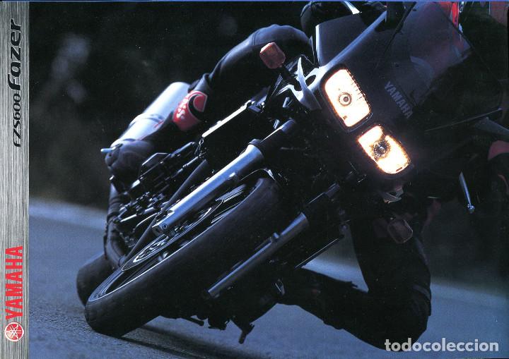 Coches y motocicletas: Folleto motocicleta Yamaha FZS 600 Fazer