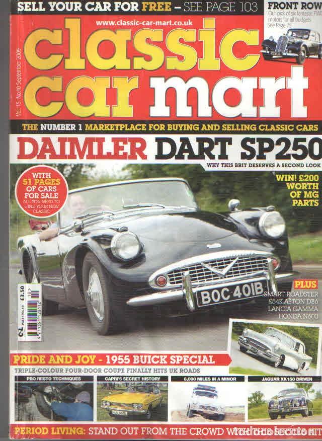 Coches y Motocicletas: CLASSIC CAR MART: DAIMLER SP250; FORD CAPRI; JAGUAR XK150; ETC...