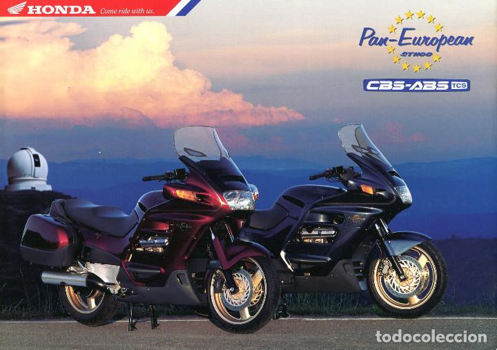 Coches y motocicletas: Folleto cat&aacute;logo motocicleta Honda Pan-European ST1100