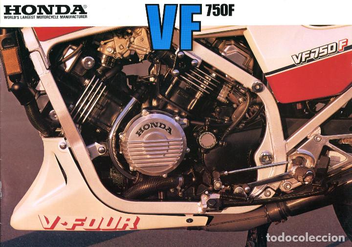 Coches y motocicletas: Cat&aacute;logo motocicleta Honda VF750F