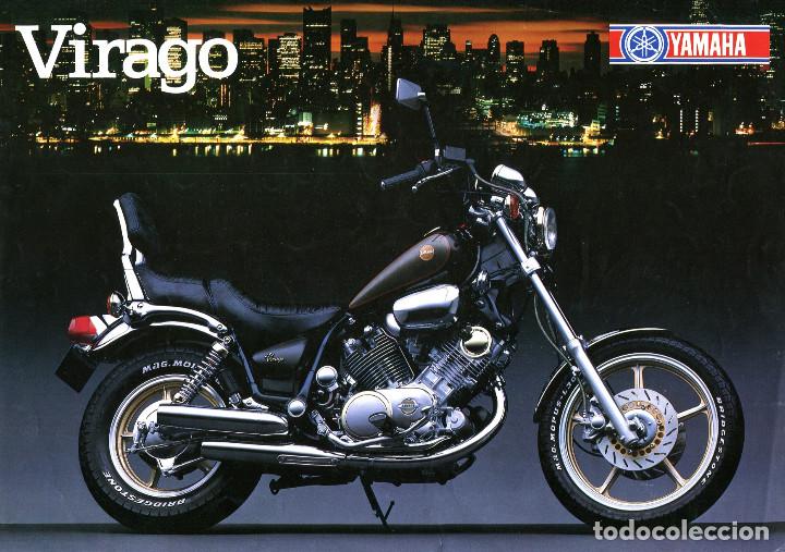 Coches y motocicletas: Folleto cat&aacute;logo motocicleta Yamaha Virago