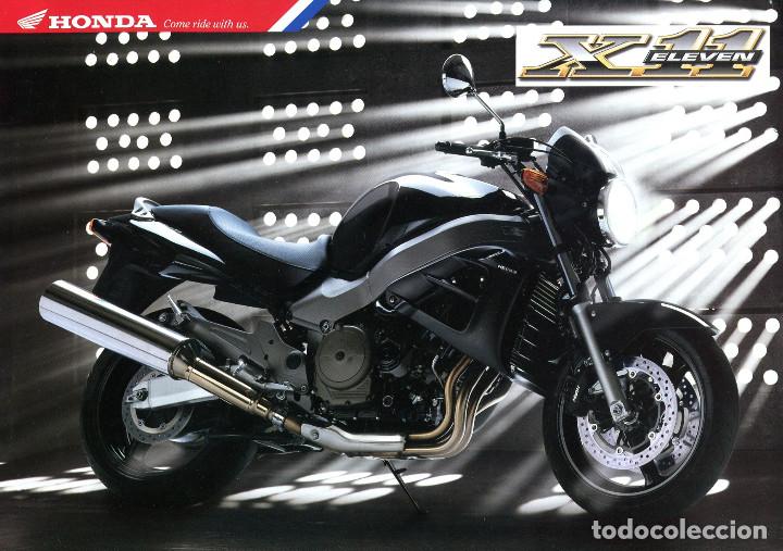 Coches y motocicletas: Folleto cat&aacute;logo motocicleta Honda X-Eleven