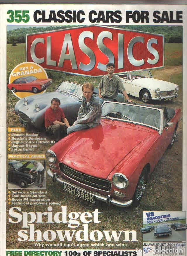 Coches y Motocicletas: REVISTA CLASSICS: FORD GRANADA; STANDARD 8/10; CITROEN DS; SPRITE; MG MIDGET; ETC...
