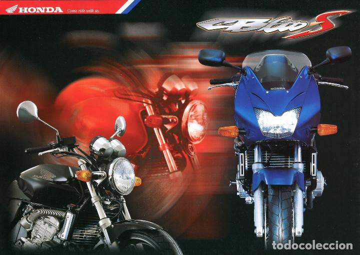 Coches y motocicletas: Folleto cat&aacute;logo motocicleta Honda CB600