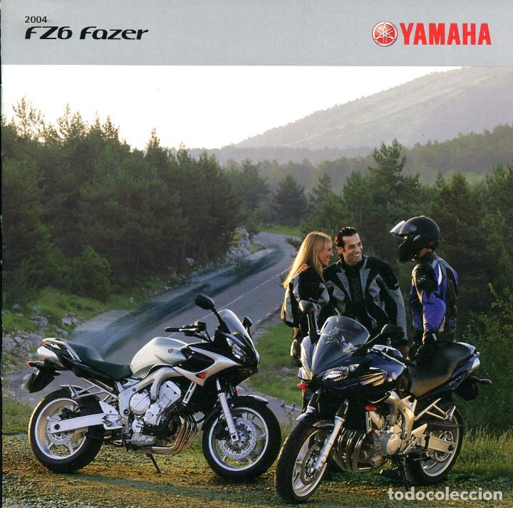 Coches y motocicletas: Folleto cat&aacute;logo motocicleta Yamaha FZ6 Fazer