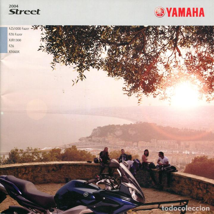 Coches y motocicletas: Folleto cat&aacute;logo motocicletas Yamaha serie Street