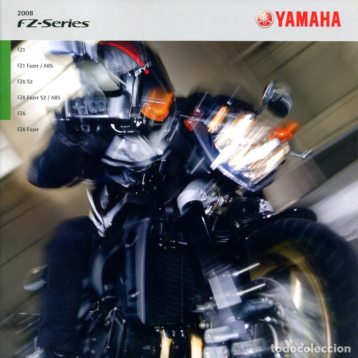 Coches y motocicletas: Folleto cat&aacute;logo motocicletas Yamaha serie FZ