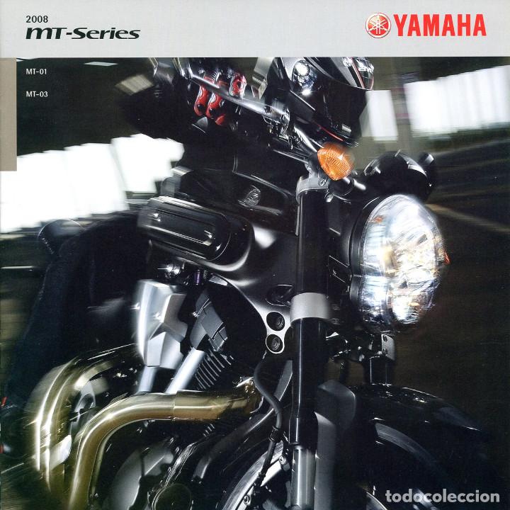 Coches y motocicletas: Folleto cat&aacute;logo motocicletas Yamaha serie MT