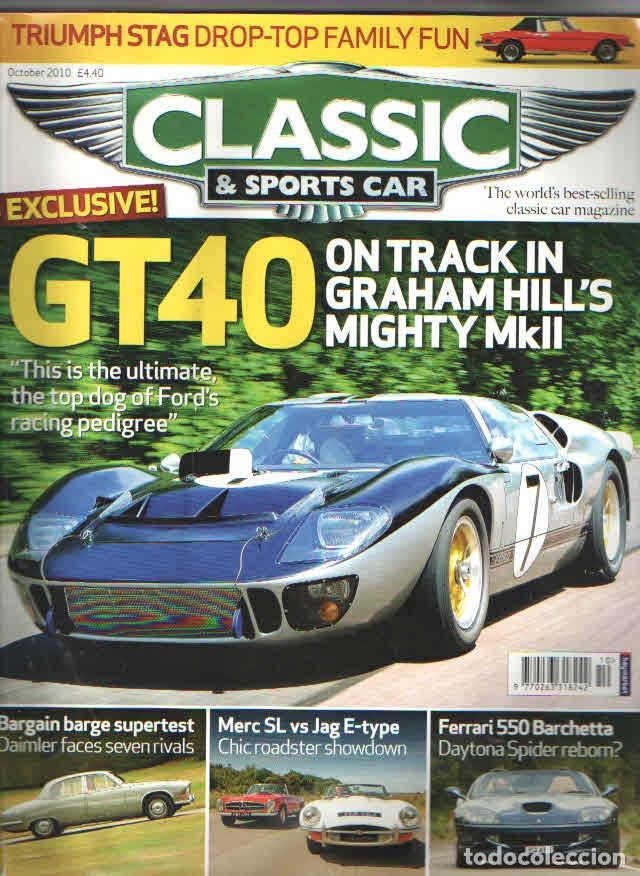 Coches y Motocicletas: CLASSIC & SPORTS CAR: TRIUMPH STAG; AUDI SPORT QUATTRO; PAGODA; JAGUAR E TYPE; FORD GT40; ETC....
