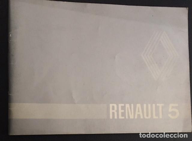 Carros e motociclos: manual de instrucciones original renault 5 primera edicion de 1979