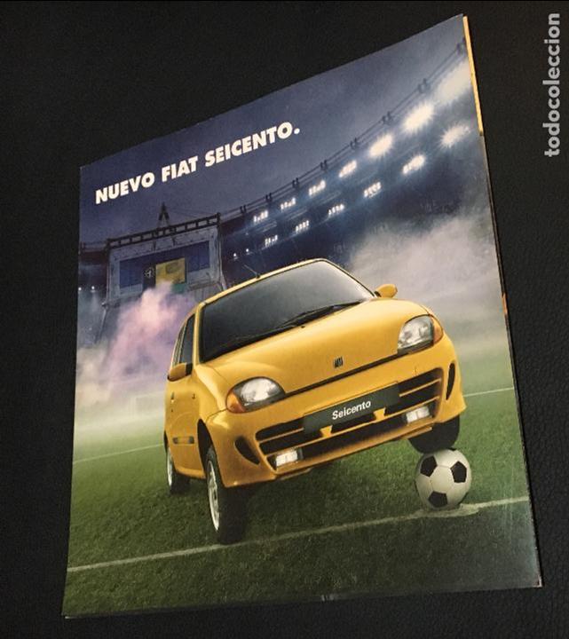 Coches y Motocicletas: Folleto catalogo publicidad original fiat seicento a&ntilde;os 90