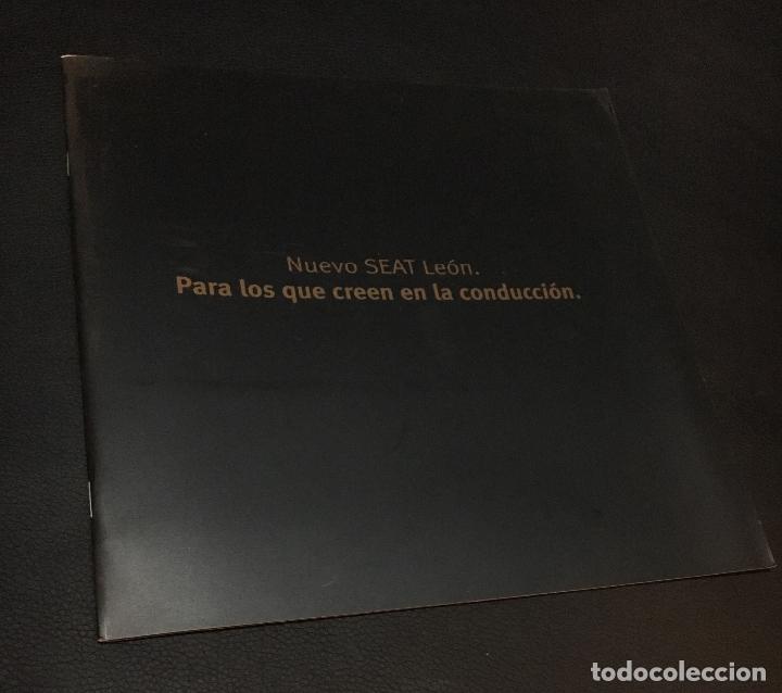 Coches y motocicletas: Folleto catalogo publicidad original seat leon 2005