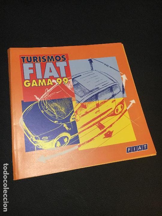 Coches y Motocicletas: Folleto catalogo publicidad original fiat gama 1999