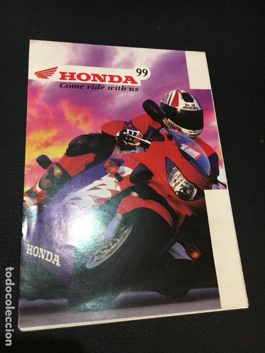 Coches y Motocicletas: Folleto catalogo publicidad original honda gama 1999
