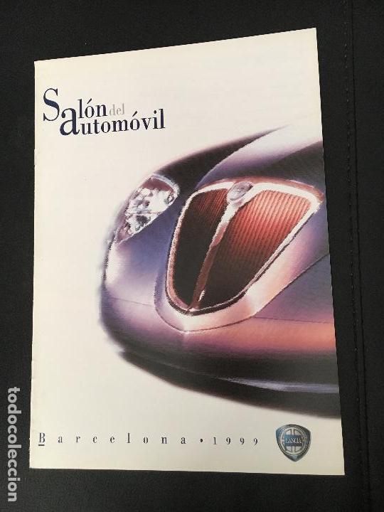 Coches y motocicletas: Folleto catalogo publicidad original lancia salon del automovil barcelona 1999