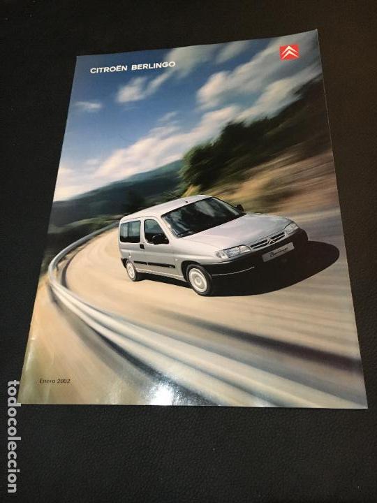 Coches y Motocicletas: Folleto catalogo publicidad original citroen berlingo 2002 citro&euml;n