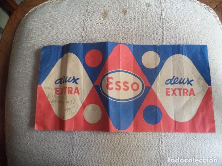 Carros e motociclos: Antiguo Gorro de papel publicidad Esso deux extra