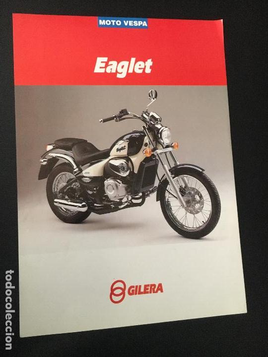 Coches y Motocicletas: Folleto catalogo publicidad original gilera eaglet piaggio moto vespa