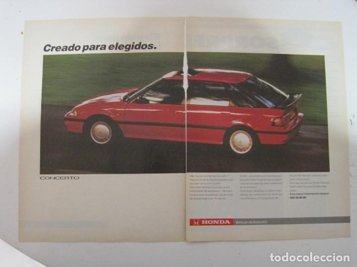 Coches y motocicletas: HONDA CONCERTO: anuncio publicidad 1990