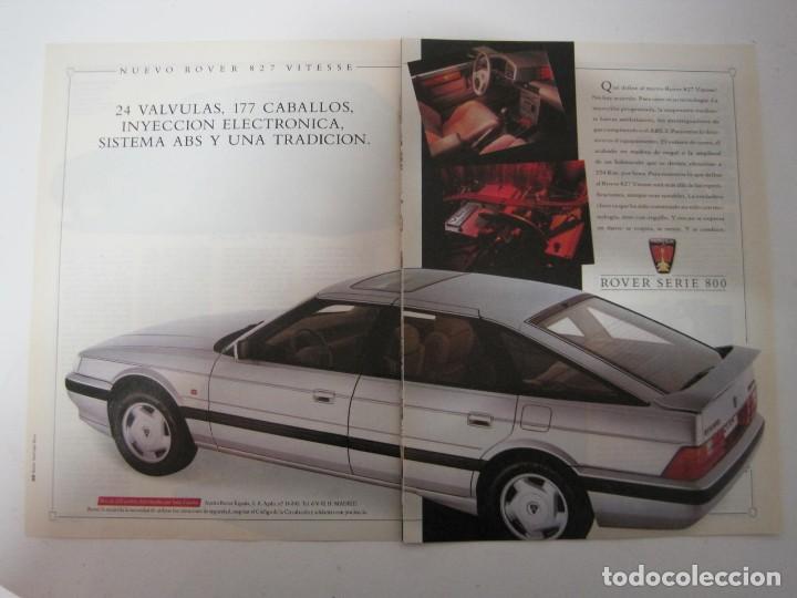Coches y motocicletas: ROVER 827 VITESSE: anuncio publicidad 1987