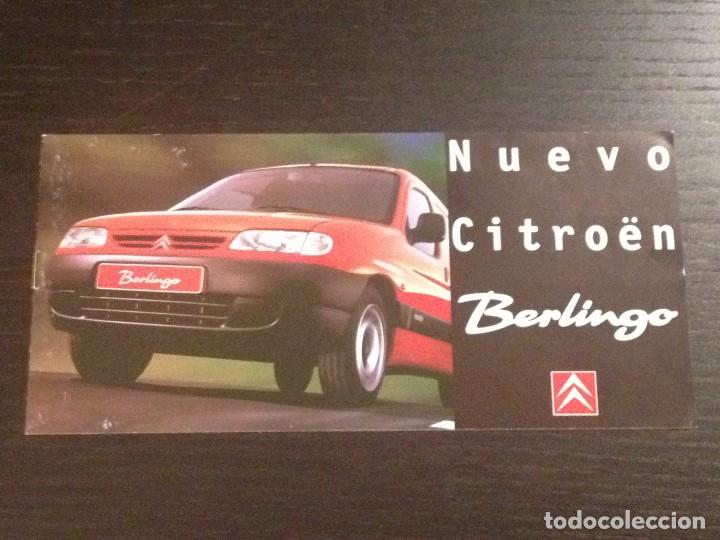 Coches y Motocicletas: CITROEN BERLINGO MINI CATALOGO FOLLETO PUBLICIDAD ORIGINAL - EN ESPA&Ntilde;OL - NO SEAT FORD SKODA RENAULT