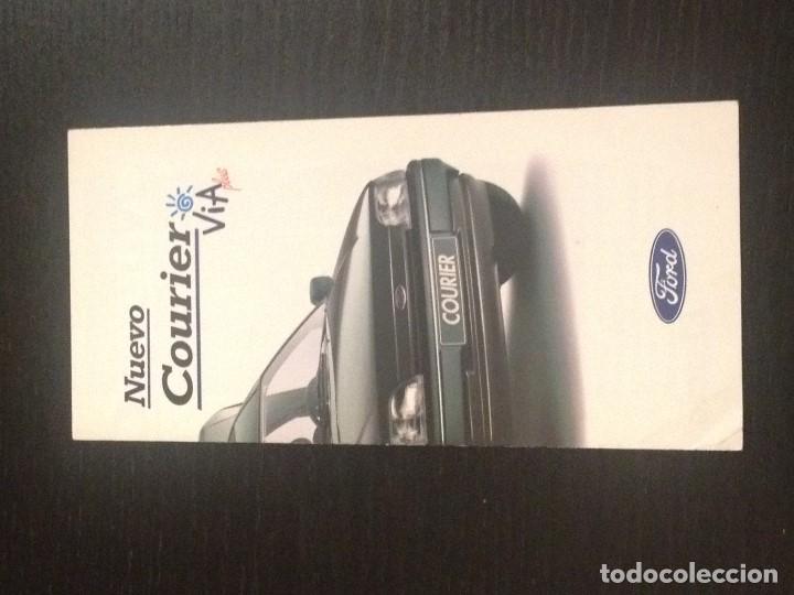 Coches y Motocicletas: FORD COURIER VIA PLUS MINI CATALOGO FOLLETO PUBLICIDAD ORIGINAL - EN ESPA&Ntilde;OL