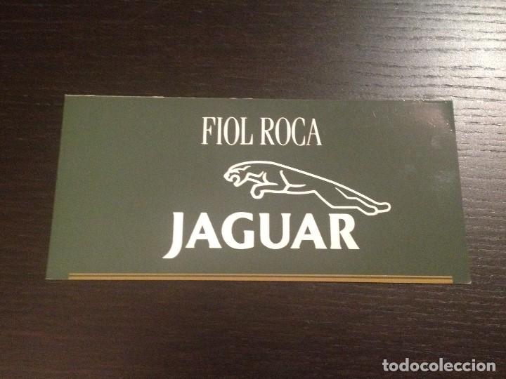 Coches y Motocicletas: JAGUAR XJ6 1991 GAMA FIOL ROCA BARCELONA MINI CATALOGO FOLLETO PUBLICIDAD ORIGINAL - EN ESPA&Ntilde;OL
