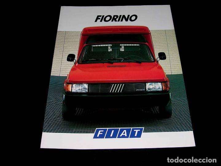 Coches y Motocicletas: Fiat Fiorino 1050cc 1300cc. Cat&aacute;logo publicidad original, en espa&ntilde;ol. Desplegable 6 p&aacute;ginas.