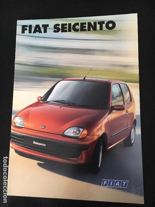Coches y Motocicletas: Folleto catalogo publicidad original fiat seicento 1998
