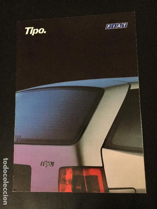 Coches y Motocicletas: Folleto catalogo publicidad original fiat tipo 1988