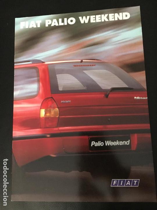 Coches y Motocicletas: Folleto catalogo publicidad original fiat palio weekend 1997