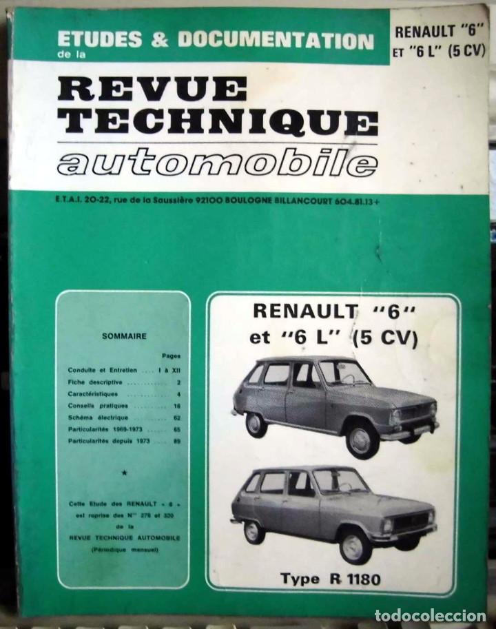 Revue technique renault 6