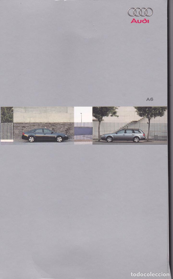 Coches y Motocicletas: CATALOGO AUDI A 6. CARPETA CON 2 LIBROS: A6 BERLINA Y AVANT Y A6 DETALLES. SEPT. 1999 (CASTELLANO)