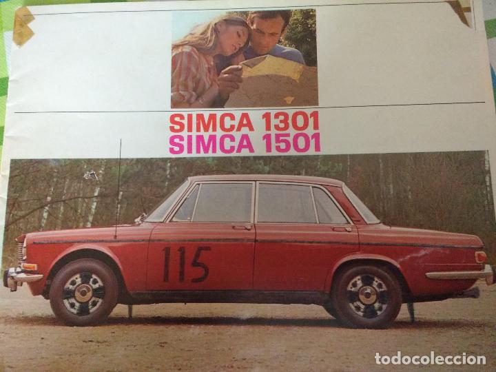 Coches y Motocicletas: RARO CATALOGO DEL SIMCA 1301 Y 1501, 12 PAGINAS. MUCHAS FOTOS Y DETALLES, IDIOMA HOLANDES