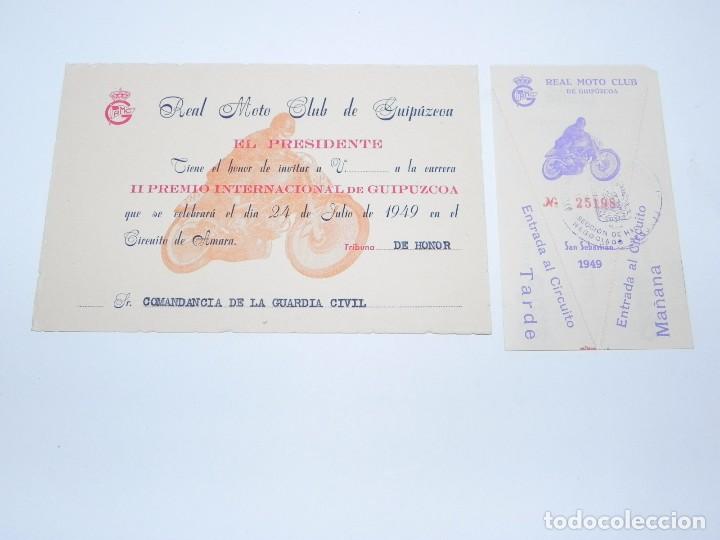 Carros e motociclos: II PREMIO INTERNACIONAL DE GUIPUZCOA (SAN SEBASTIAN) 24 DE JULIO DE 1949 EN EL CIRCUITO DE AMARA, IN