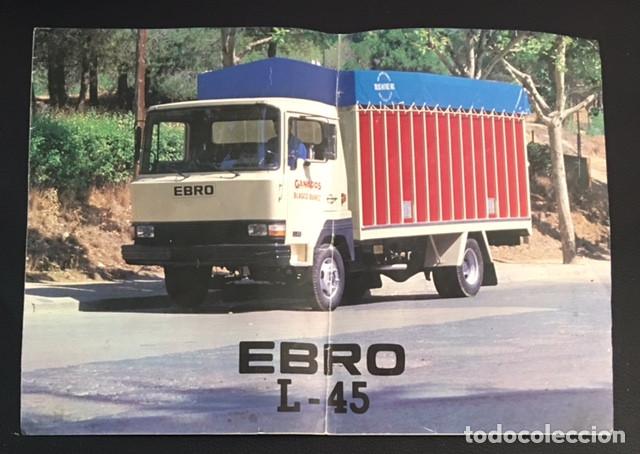 Automobili e Motociclette: Folleto catalogo publicidad original camion ebro l-45 de 1982