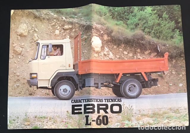 Automobili e Motociclette: Folleto catalogo publicidad original camion ebro l-60 de 1982