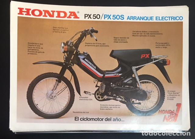 Coches y Motocicletas: Folleto catalogo publicidad honda px 50 / 50s s