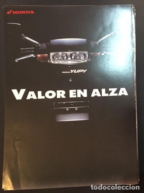 Coches y Motocicletas: Folleto catalogo publicidad honda yupi