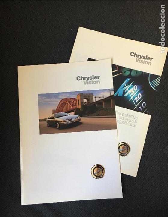 Coches y Motocicletas: Folleto catalogo publicidad original chrysler vision 1996