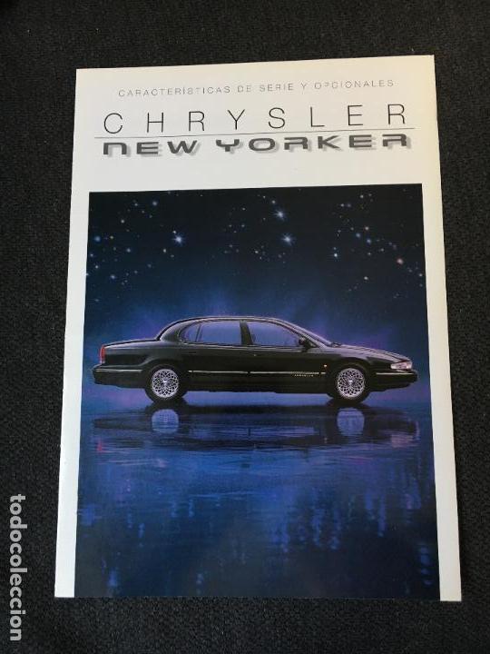 Coches y Motocicletas: Folleto catalogo publicidad original chrysler new yorker