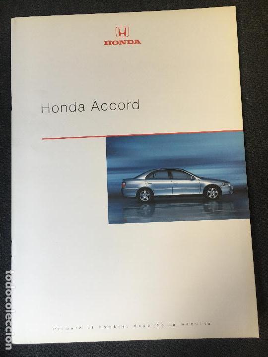 Coches y Motocicletas: Folleto catalogo publicidad original honda accord 1999