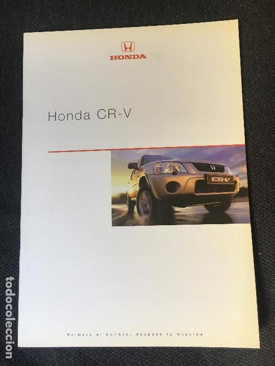 Coches y Motocicletas: Folleto catalogo publicidad original honda cr-v 1999