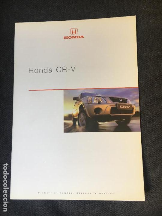 Coches y Motocicletas: Folleto catalogo publicidad original honda cr-v 1999