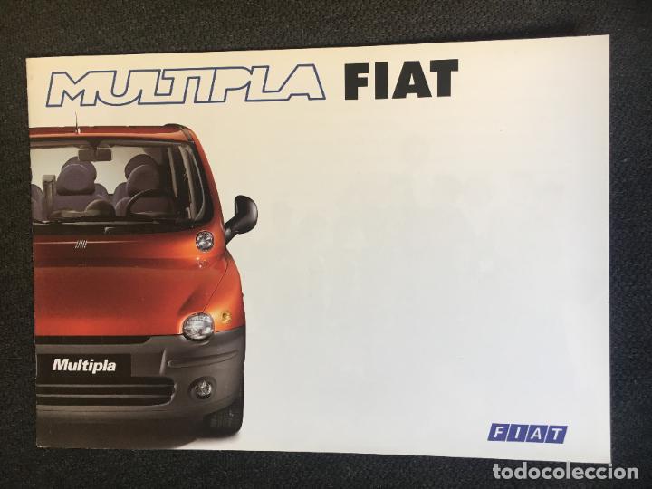 Coches y Motocicletas: Folleto catalogo publicidad original fiat multipla 1998